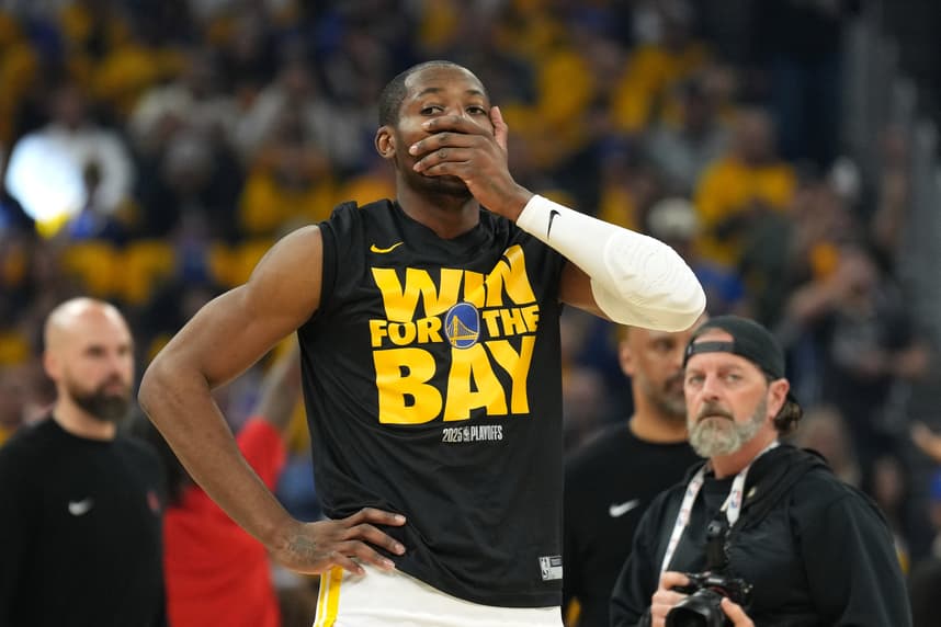 Jonathan Kuminga, NBA: Playoffs-Houston Rockets at Golden State Warriors