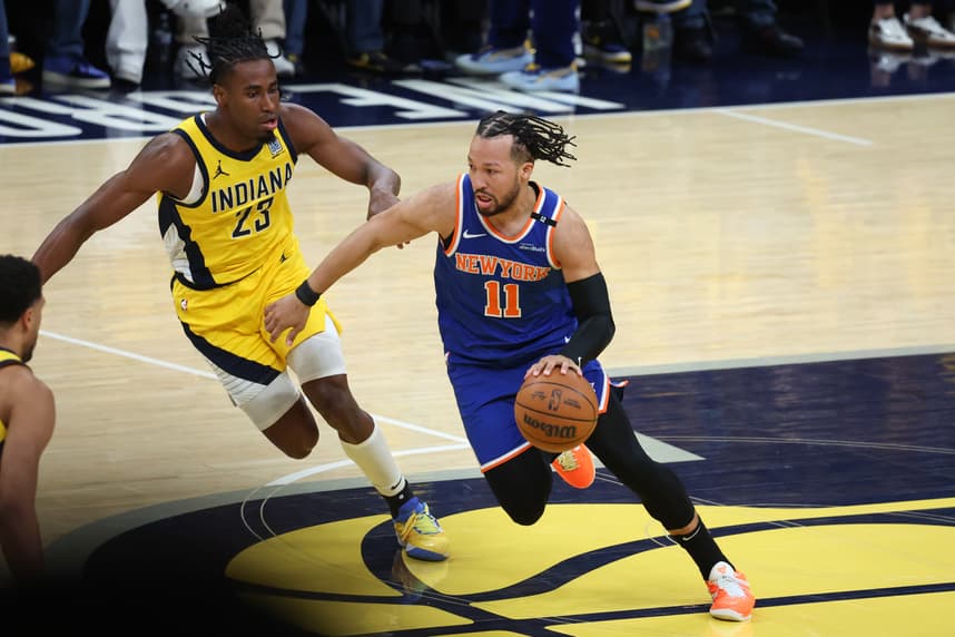 NBA: Playoffs-New York Knicks at Indiana Pacers, jalen brunson