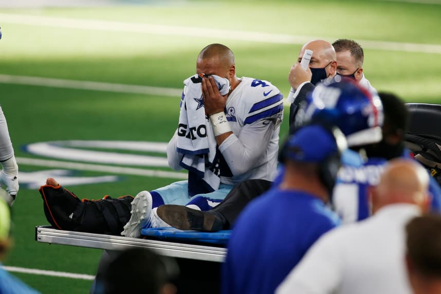 Dak Prescott, NFL: New York Giants at Dallas Cowboys