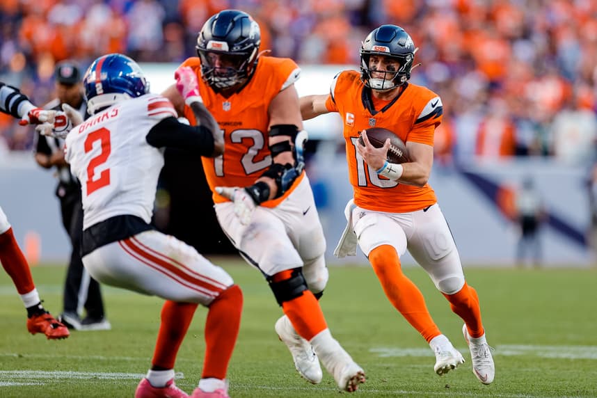 Deonte Banks, NFL: New York Giants at Denver Broncos