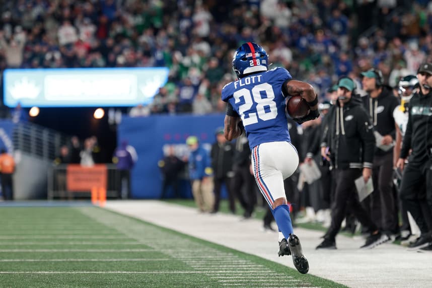 Cor'Dale Flott, NFL: Philadelphia Eagles at New York Giants