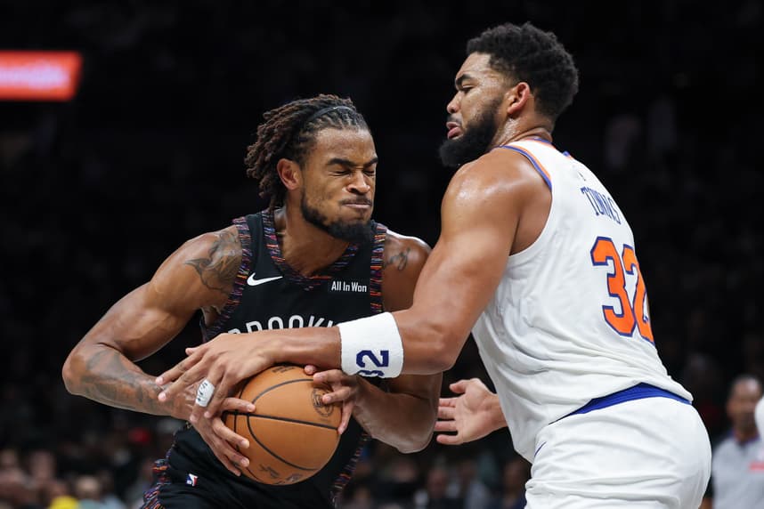NBA: New York Knicks at Brooklyn Nets
