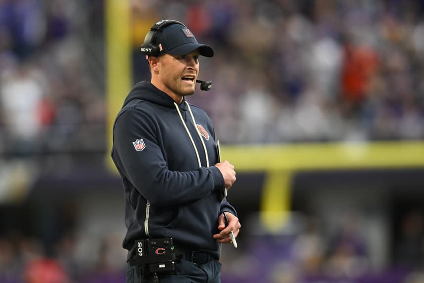 ben johnson, giants, NFL: Chicago Bears at Minnesota Vikings