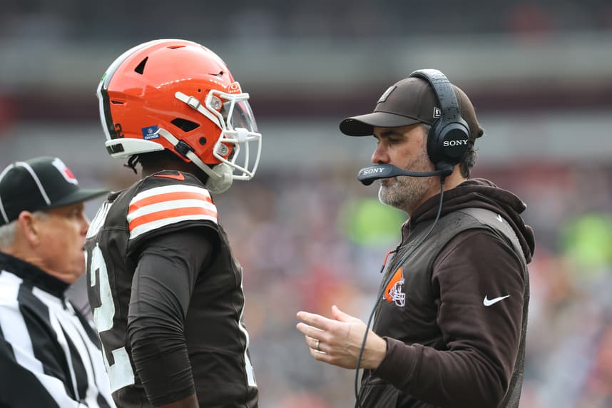 Kevin Stefanski, giants, shedeur sanders, NFL: Pittsburgh Steelers at Cleveland Browns