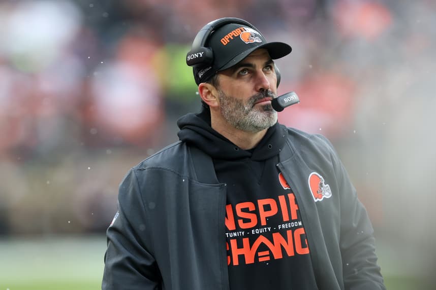 Kevin Stefanski, giants, NFL: Tennessee Titans at Cleveland Browns