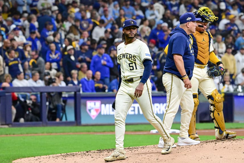 MLB: Playoffs-Los Angeles Dodgers at Milwaukee Brewers, freddy peralta, mets, yankees