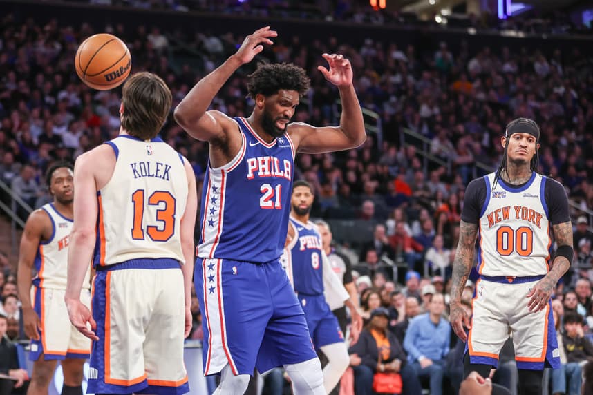 NBA: Philadelphia 76ers at New York Knicks