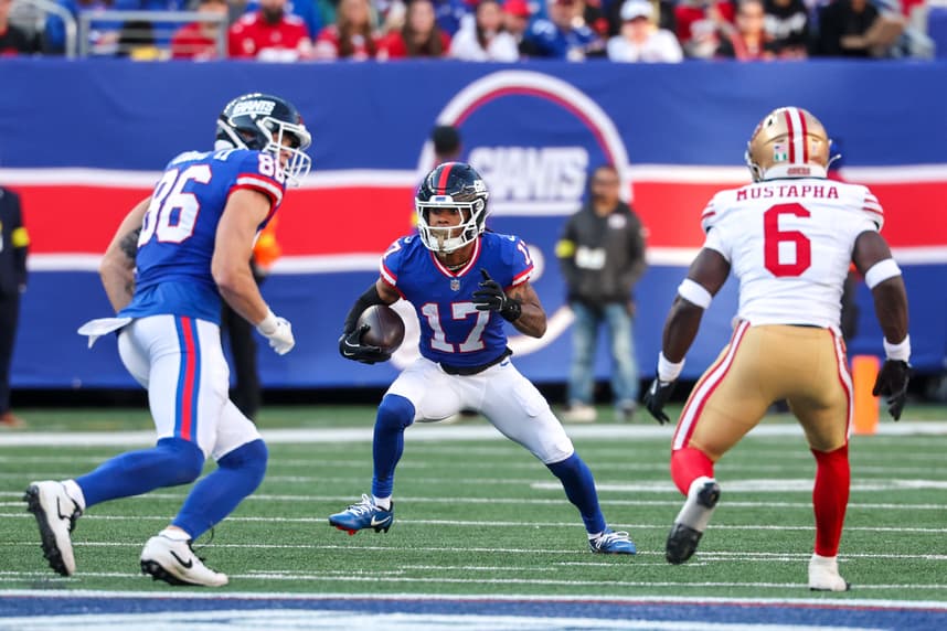 Wan'Dale Robinson, NFL: San Francisco 49ers at New York Giants
