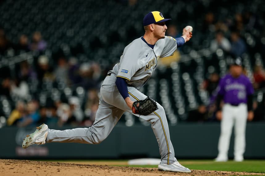 MLB: Milwaukee Brewers at Colorado Rockies -- Bryan Hudson