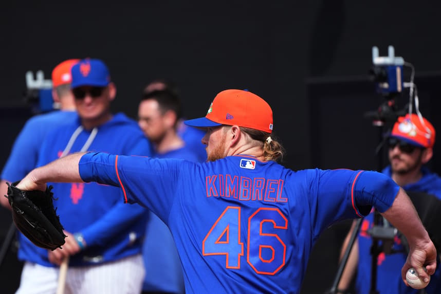 MLB: New York Mets-Workouts