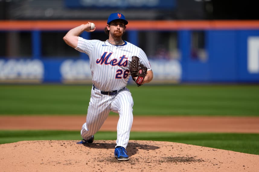 MLB: Texas Rangers at New York Mets -- Nolan McLean