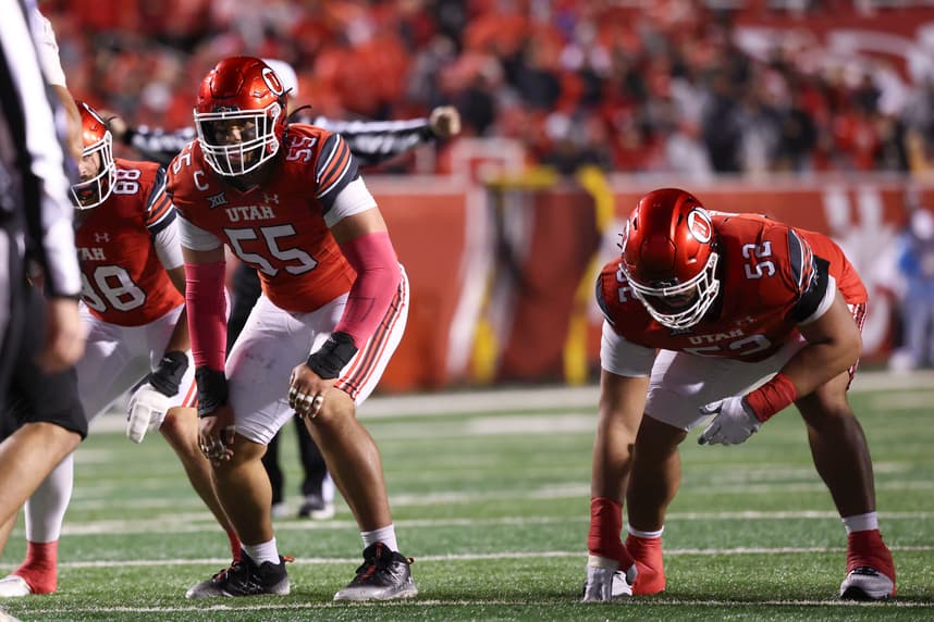 Spencer Fano, giants, NCAA Football: Arizona State at Utah