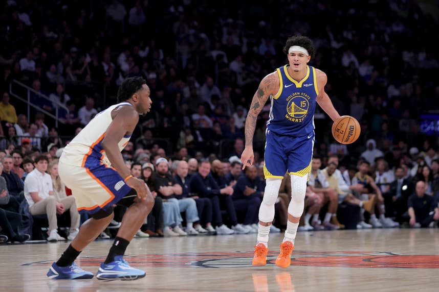 Gui Santos , NBA: Golden State Warriors at New York Knicks