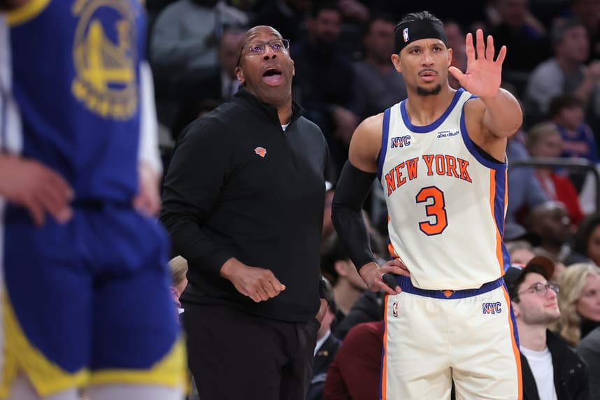 NBA: Golden State Warriors at New York Knicks