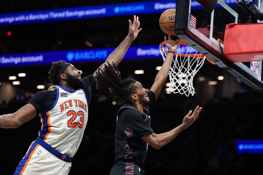 NBA: New York Knicks at Brooklyn Nets