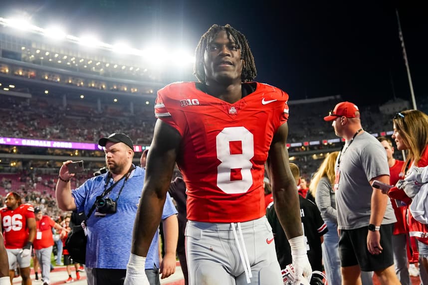 Arvell Reese, giants, nfl draft,  Syndication: The Columbus Dispatch