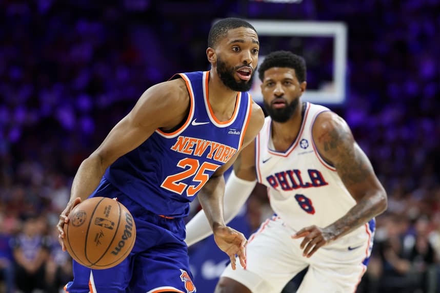 NBA: Playoffs-New York Knicks at Philadelphia 76ers
