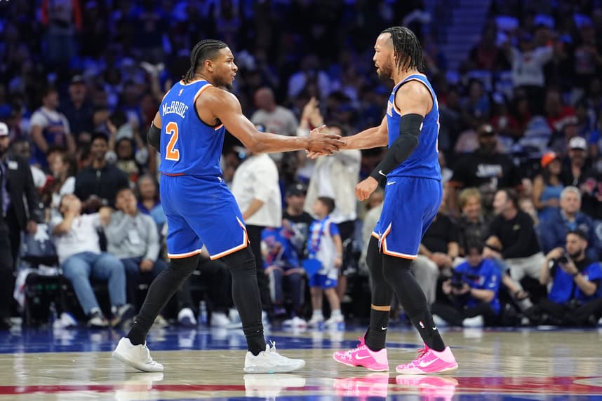 NBA: Playoffs-New York Knicks at Philadelphia 76ers