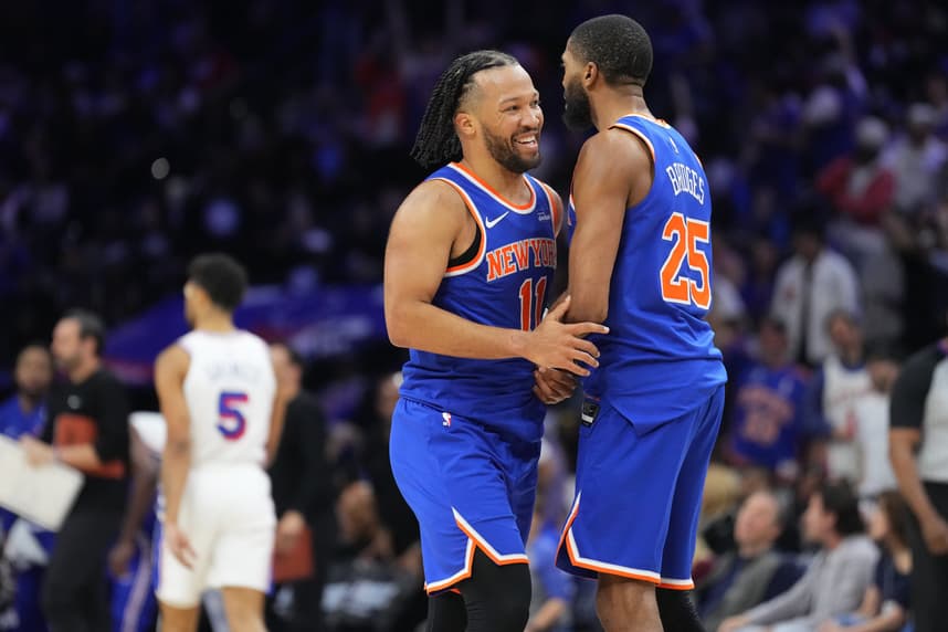 NBA: Playoffs-New York Knicks at Philadelphia 76ers