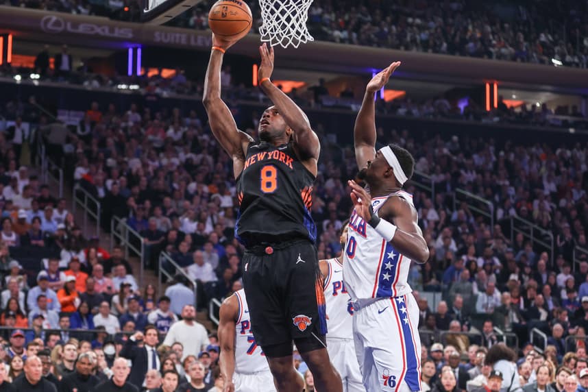 NBA: Playoffs-Philadelphia 76ers at New York Knicks