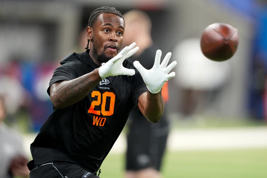 Malachi Fields, giants, NFL: Combine