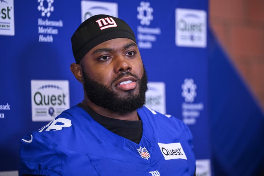 Andrew Thomas, NFL: New York Giants OTA