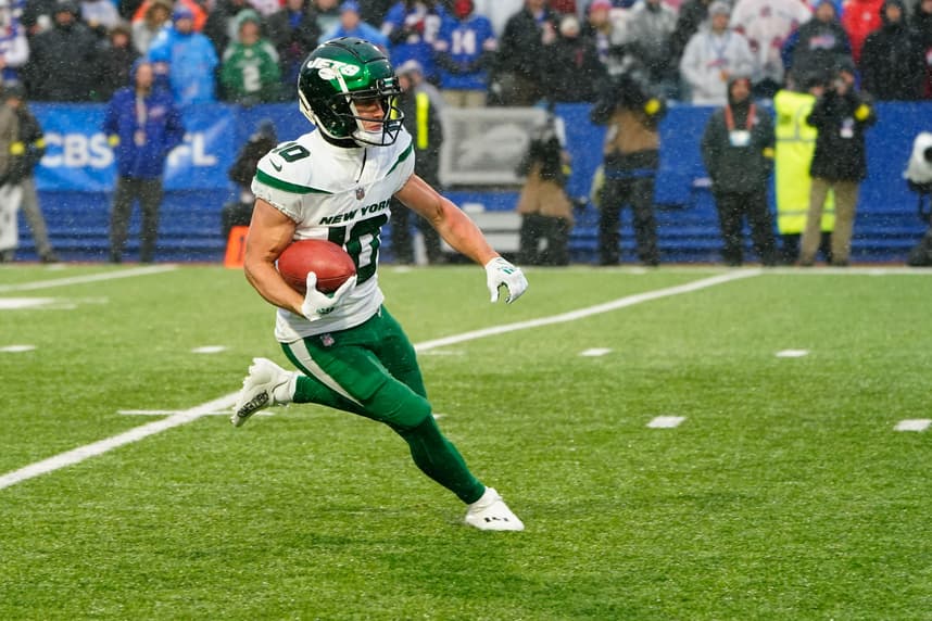 braxton berrios, giants, NFL: New York Jets at Buffalo Bills