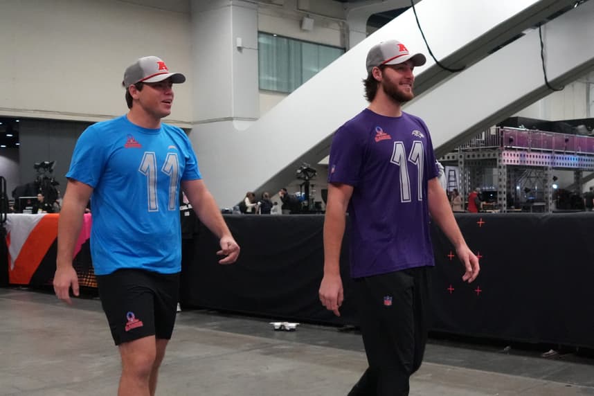 Jordan Stout, giants, NFL: Pro Bowl Games-AFC Practice