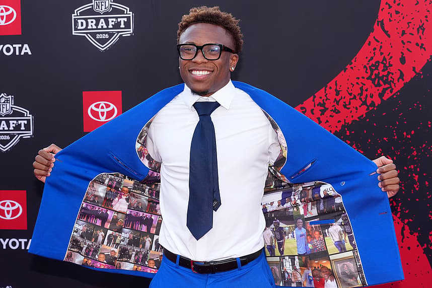 Colton Hood, giants, NFL: NFL Draft Red Carpet