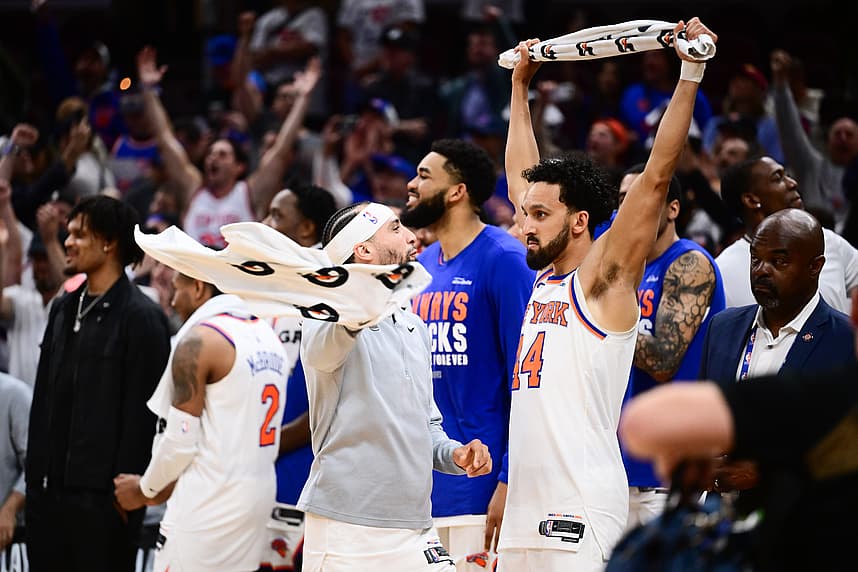 NBA: Playoffs-New York Knicks at Cleveland Cavaliers