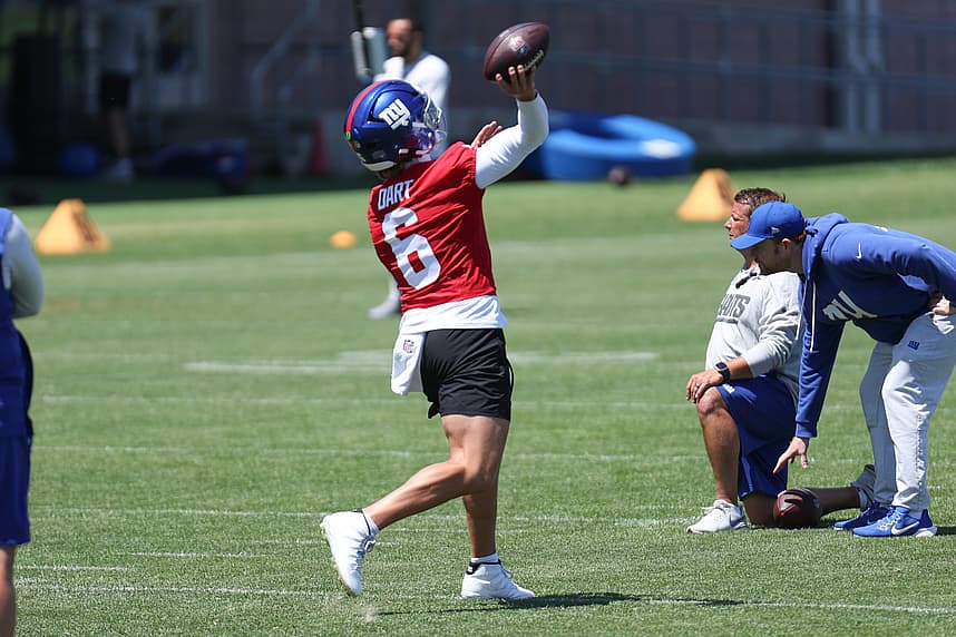 Jaxson Dart, NFL: New York Giants Minicamp