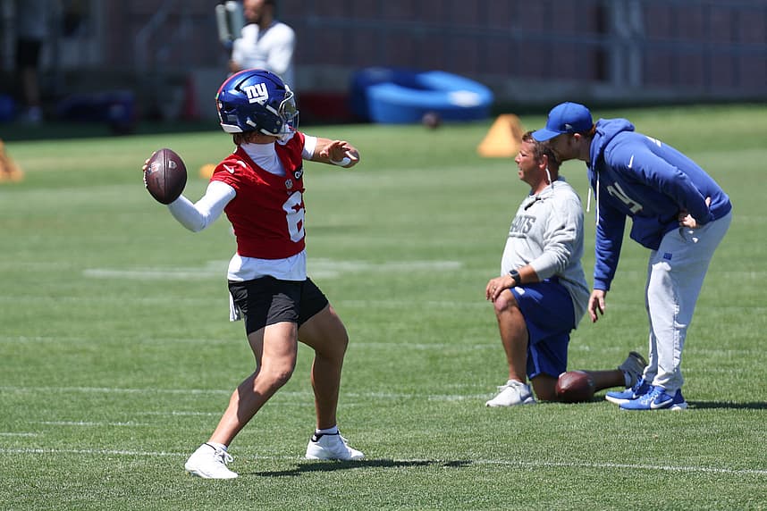 jaxson dart, NFL: New York Giants Minicamp