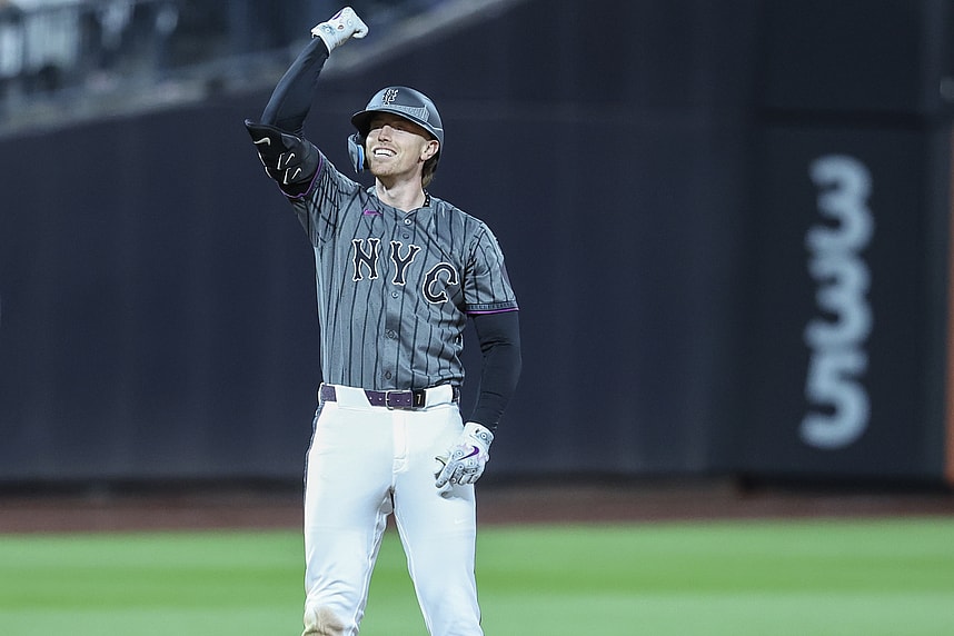 MLB: Los Angeles Dodgers at New York Mets, brett baty