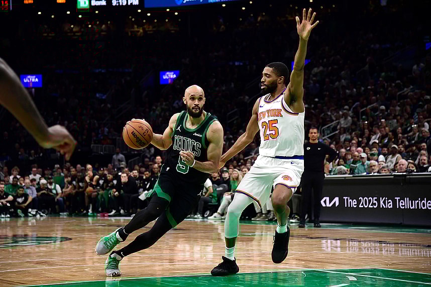 NBA: Playoffs-New York Knicks at Boston Celtics