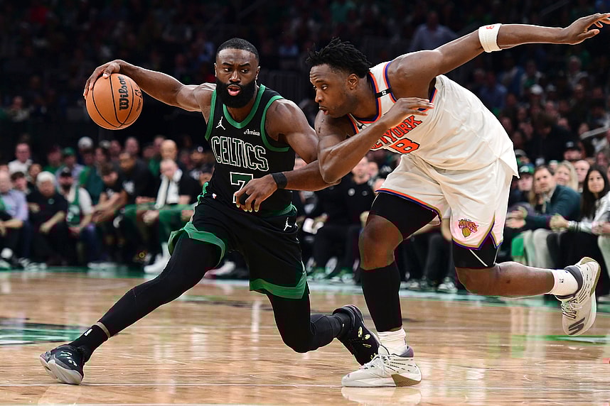 NBA: Playoffs-New York Knicks at Boston Celtics