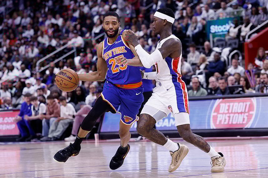 NBA: Playoffs-New York Knicks at Detroit Pistons