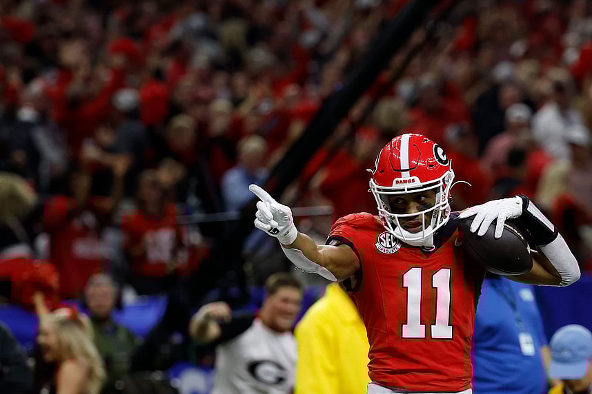 NCAA Football: Sugar Bowl-Notre Dame at Georgia, arian smith, jets