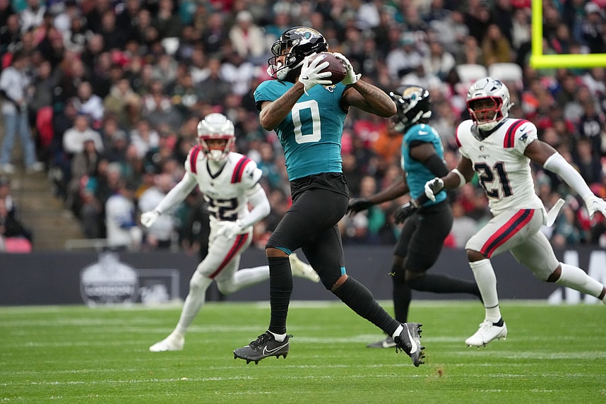 NFL: London Games-New England Patriots at Jacksonville Jaguars, gabe davis, new york giants