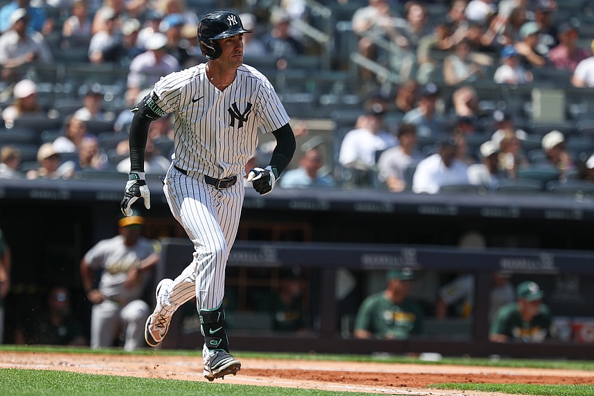 MLB: Athletics at New York Yankees, cody bellinger