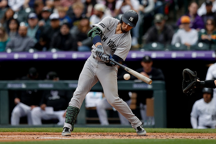MLB: New York Yankees at Colorado Rockies, j.c. escarra