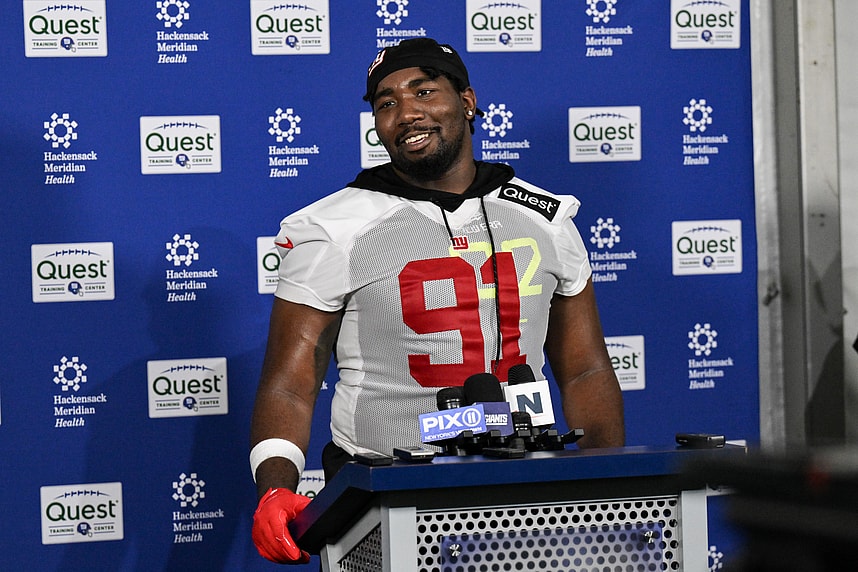 NFL: New York Giants Rookie Minicamp, darius alexander