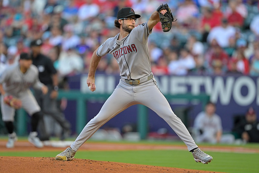 MLB: Arizona Diamondbacks at Los Angeles Angels, zac gallen, Yankees