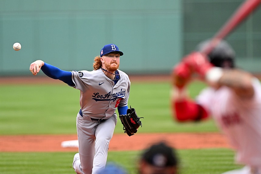 MLB: Los Angeles Dodgers at Boston Red Sox