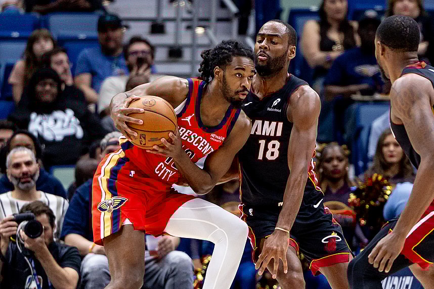 NBA: Miami Heat at New Orleans Pelicans