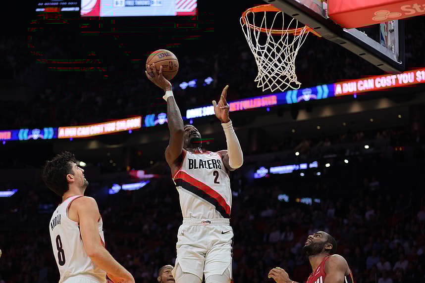 NBA: Portland Trail Blazers at Miami Heat, knicks, deandre ayton
