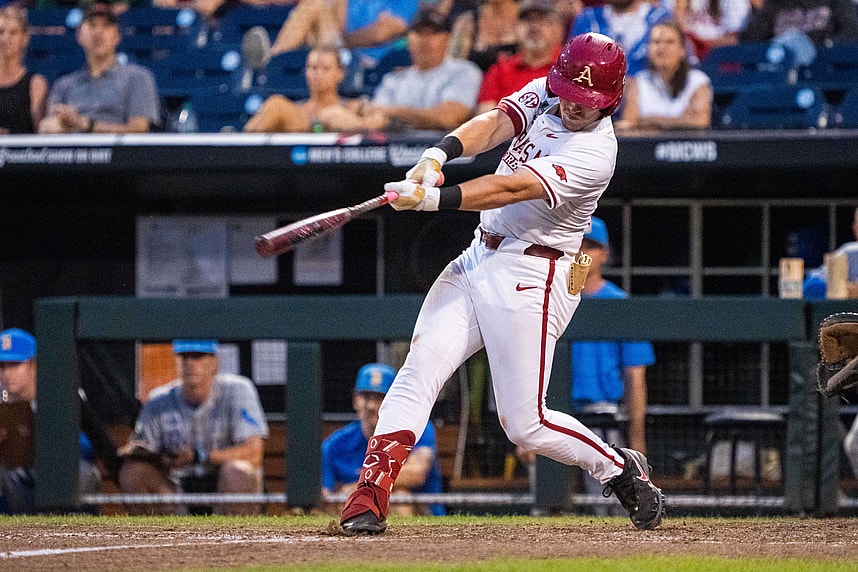 NCAA Baseball: College World Series-Arkansas v UCLA