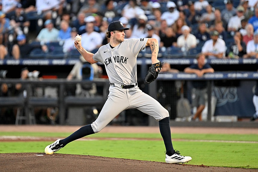 MLB: New York Yankees at Tampa Bay Rays, cam schlittler