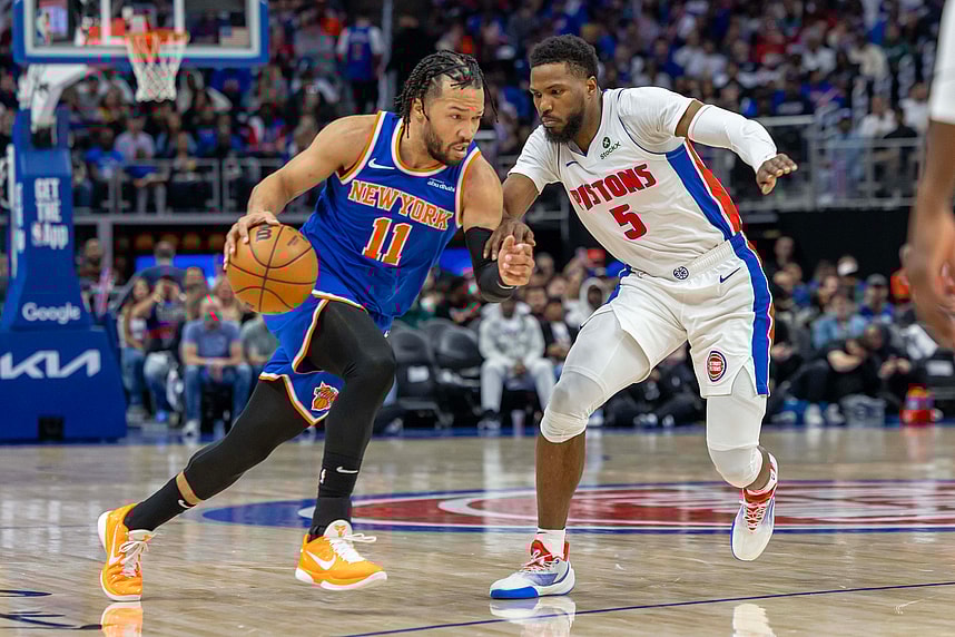 NBA: Playoffs-New York Knicks at Detroit Pistons