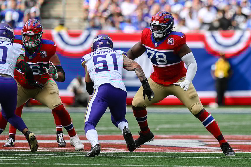 NFL: Minnesota Vikings at New York Giants, andrew thomas