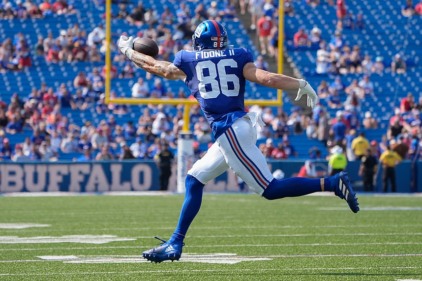 Thomas Fidone, NFL: New York Giants at Buffalo Bills